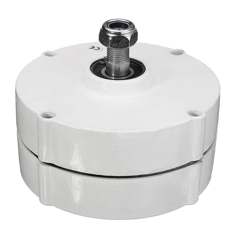 เครื่องกำเนิดไฟฟ้าพลังงานลมแบบแม่เหล็กถาวรชนิดนีโอไดเมียมไอรอนโบรอนสามเฟส 100W 200W 300W 400W สำหรับพลังงานลม 1