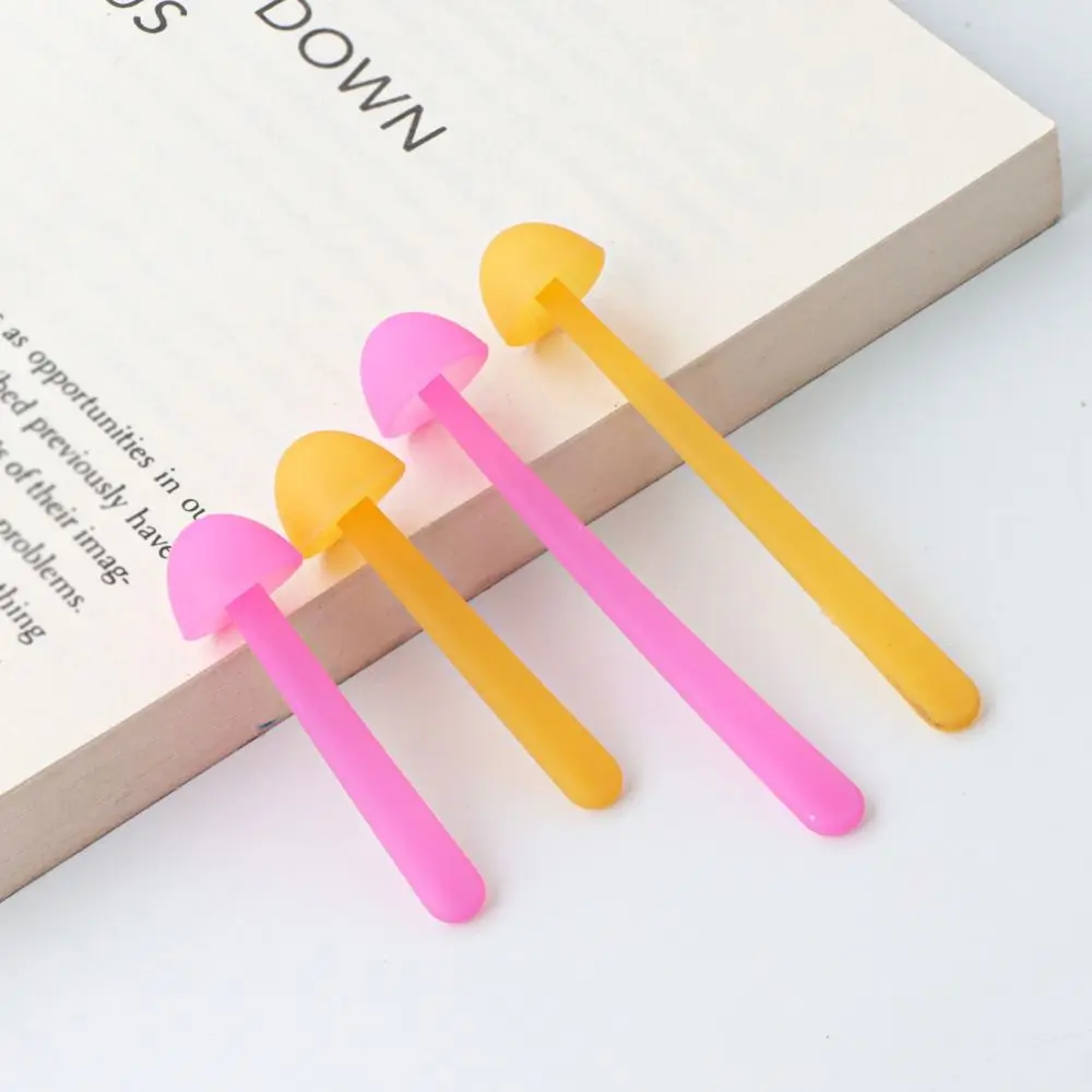 Silicone Cute Mushroom Bookmark Marker of Page Back To School Mushroom Cilp Kawaii Creative Simple Paper Cilp Office
