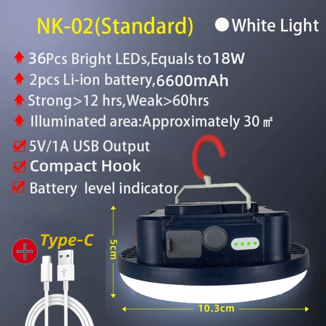 NK-02 6600mAh White