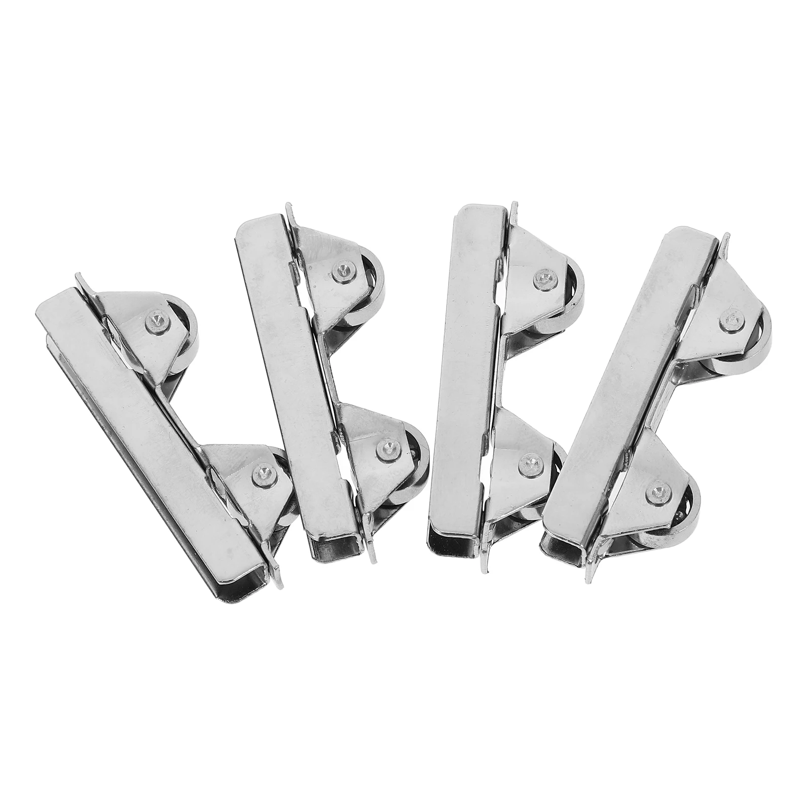 Sliding Patio Door Rollers Slotted Sliding Door Wheels Glass Pulley Shower Barn Wheels Replacement 4pcs