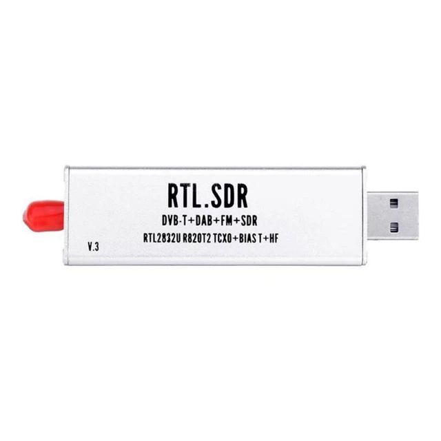 RTL-SDR Blog RTL SDR Receiver V3 RTL2832U 0.1Mhz-1.7Ghz TCXO SMA