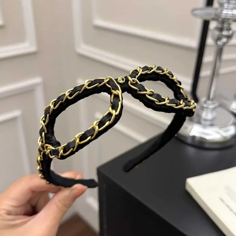 Vintage-Ketten-Leder-Stirnband mit hohlem Sonnenbrillen-Design für Damen – Elegantes Haar-Accessoire für Party und Alltag – Detail 6