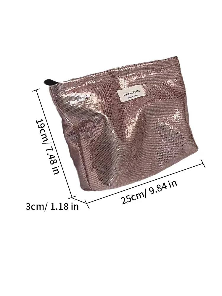 2023 Simple Portable New Large Capacity Outdoor Storage Wash Cosmetic Clutch Bag for Women 5