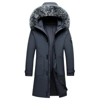 Veste à capuche coupe-vent en duvet de canard blanc chaud pour hommes, pardessus homme, parkas multi-poches, automne, hiver, 2023 5