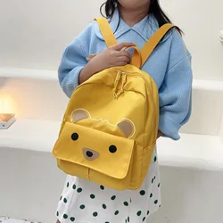 Personalized Embroidered Toddler and Children's Backpack | Unique Kids School Gift - No need custom (Yellow)