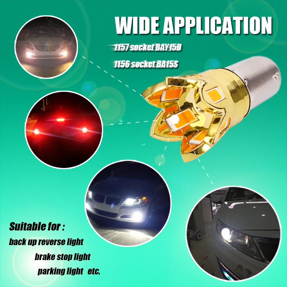 ֽ Ÿ LED 1156 ڵ ,   ǥ  , Ba15s Bay15d 1157, ڵ  õ,  , 12V, P21w, 1x