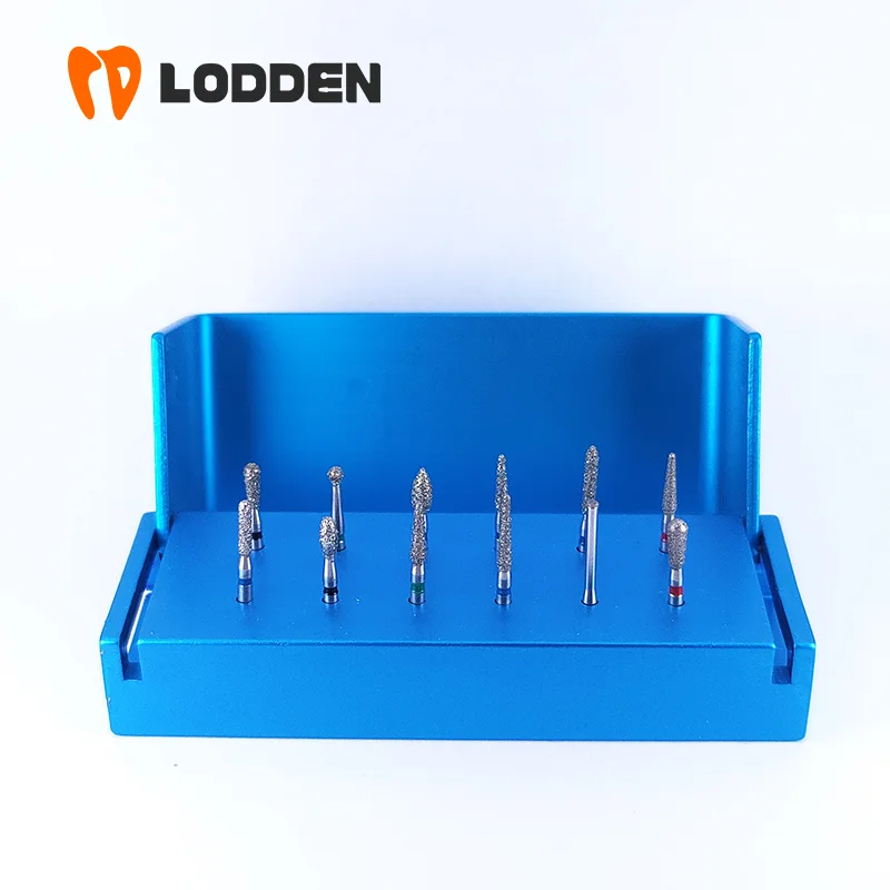 

12pcs FG Diamond Burs KIT 4102A for Crown & Bridge Preparation for Posterior Denstistry Grinding Contouring Polishing Tools