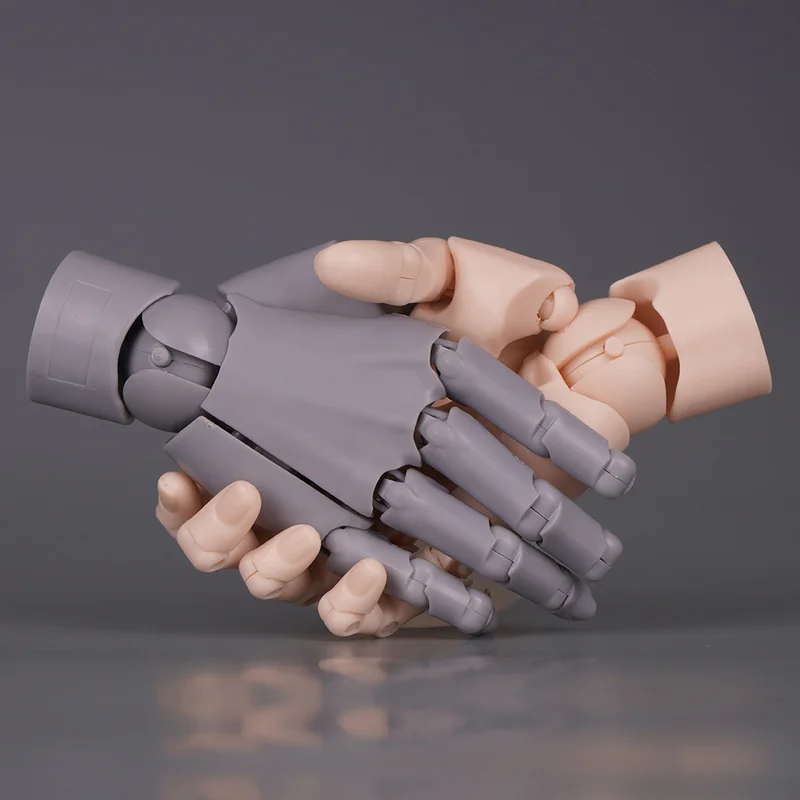 New 10.5cm Human Hand Model With Movable Finger Joints 1:2 Simulation Palm  Desktop Ornamenttoy Twisted Egg Surprise Blind Box