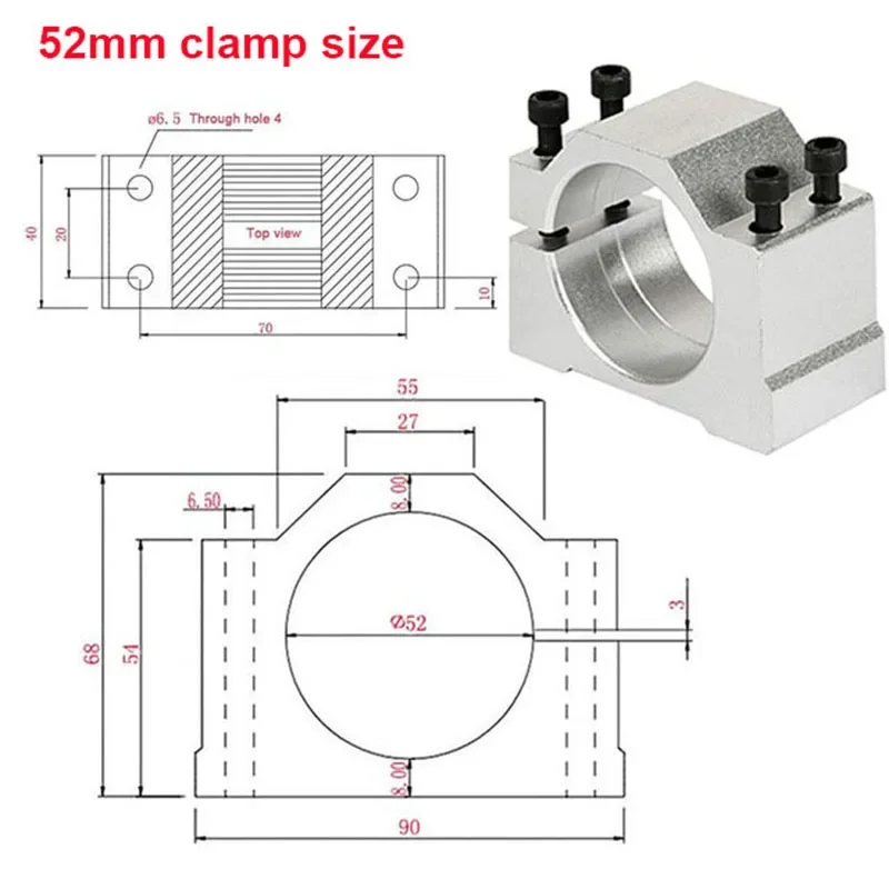 ˷̴ ɵ Ŭ  귡Ŷ, CNC     ġ,  4  , 45mm, 52mm, 55mm, 65mm