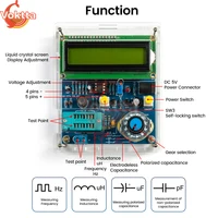 DC5V LCD Frequency Meter USB Transistor Tester DIY Kits High Precision Digital Inductance and Capacitance Measuring Instrument 2