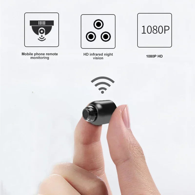 Mini Telecamera Wireless Wifi 1080P Monitor Interno Per Auto Sorveglianza Sicurezza Visione Notturna Videocamera Baby Monitor Videoregistratore