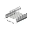 10PCS Adjustable Clothes Hanger Non Slip Pant Hangers Heavy Duty Saving Space Stainless Steels for Hanging Trousers/Socks/Skirts 6