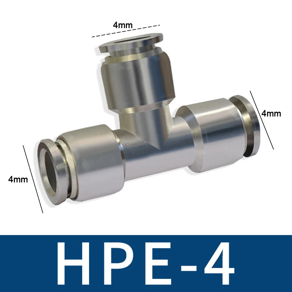 

PE Tee Pneumatic Quick Connector Rust Corrosion Specifications Easy Disassembly Tube Body Extended Lifespan Water