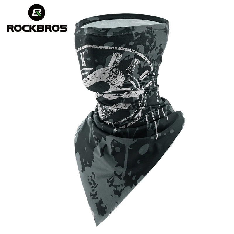 

ROCKBROS Cycling Triangle Face Mask Balaclava UV Protection Bike Motorcycle Neck Tube Scarf Hat Magic Mask Outdoor