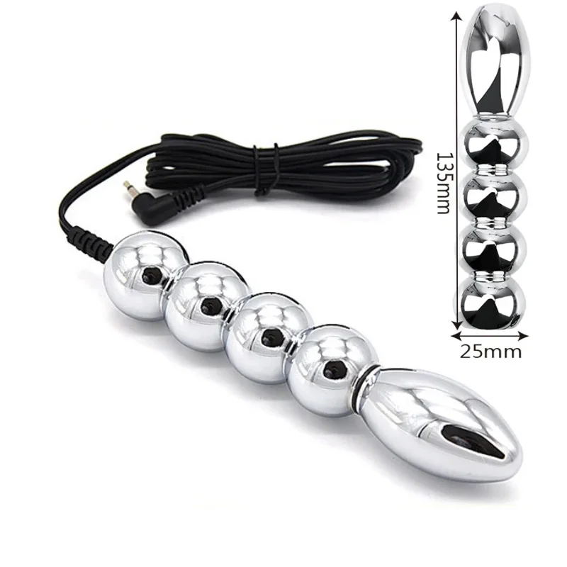 Electro Sex Toys Electro Shock Anal Plug Penis Plug Cock Rings Medical Themed Massage Pad Nipple Clamps for Men