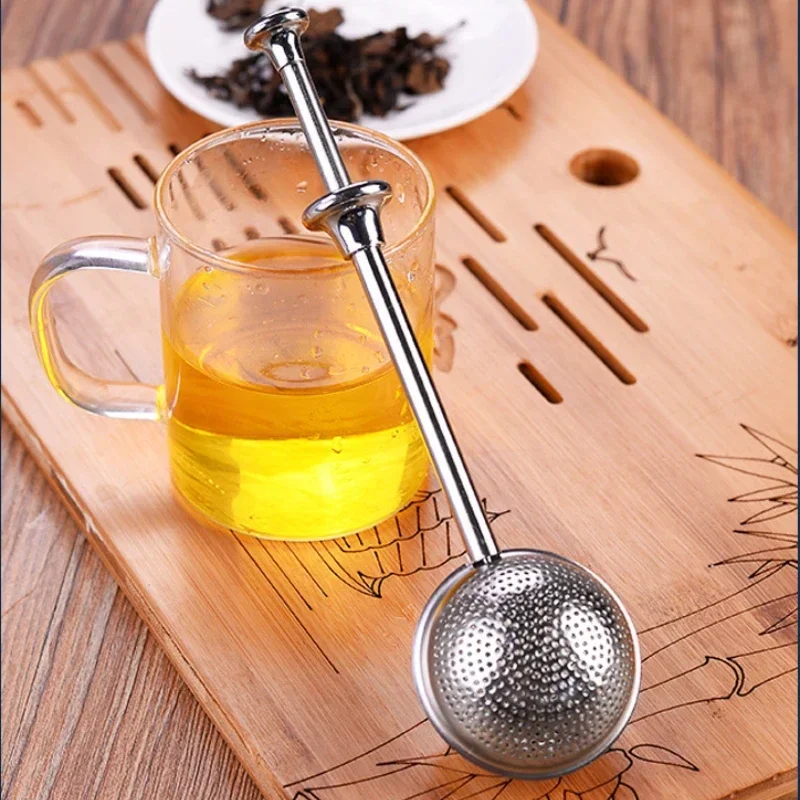 Stainless Steel Tea Infuser Strainer Mesh Teaspoon Filter Metal Loose Leaf Tea Bag Strainer Kitchen Teaware Kitchen Tea