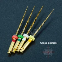 Wave Gold Endodontic Reciprocating Files for Endomotor Root Canal Treatment – Dental Rotary NiTi Endo One Files for Root Canal Preparation - Image 3