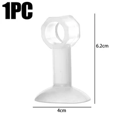 Transparent Anti - Collision Door Stopper with Mute Shock Protection (1PC)