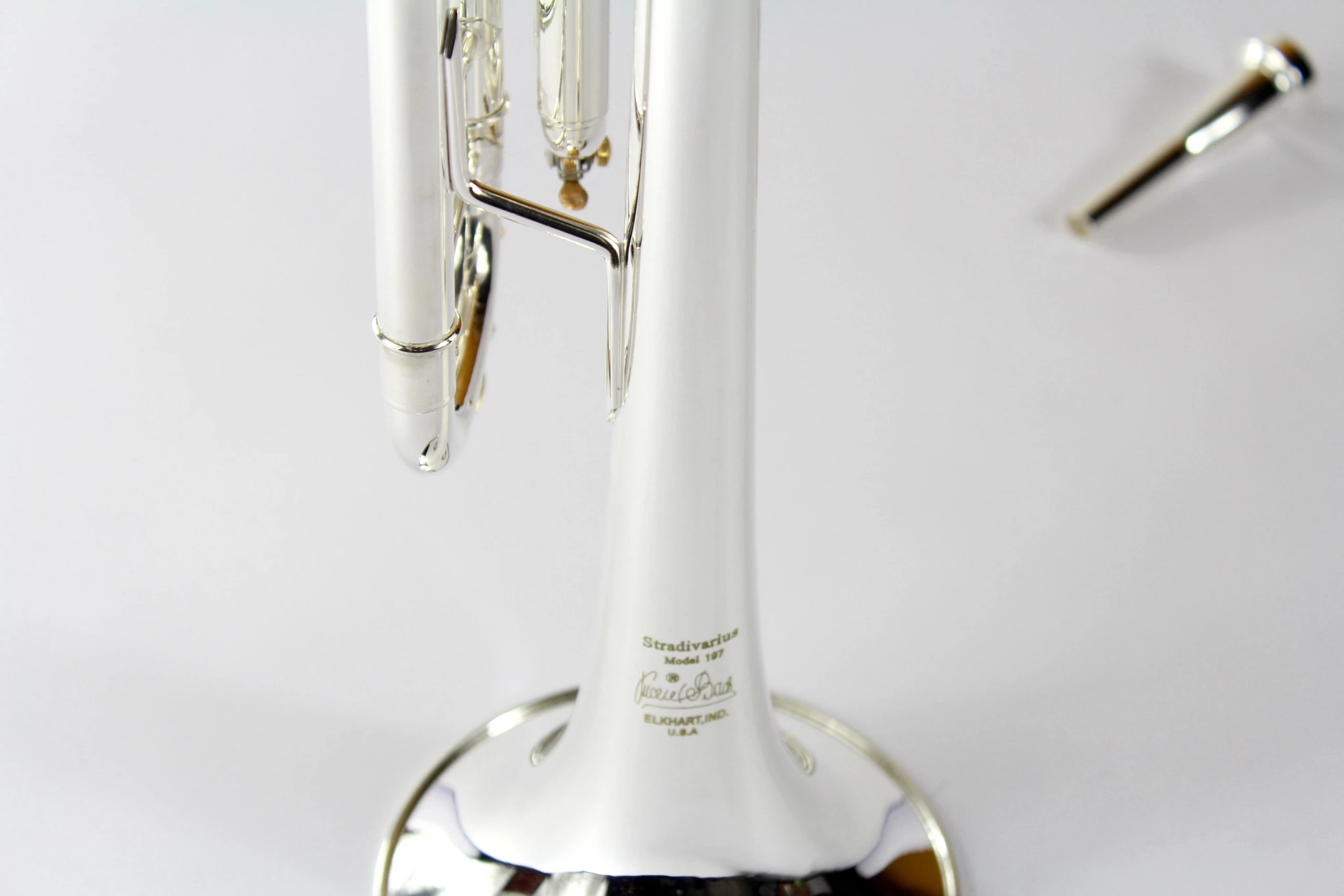 Trompeta stradivari, instrumento de LT197GS, Bb, m&uacute;sica profesional, chapado en oro, nuevo