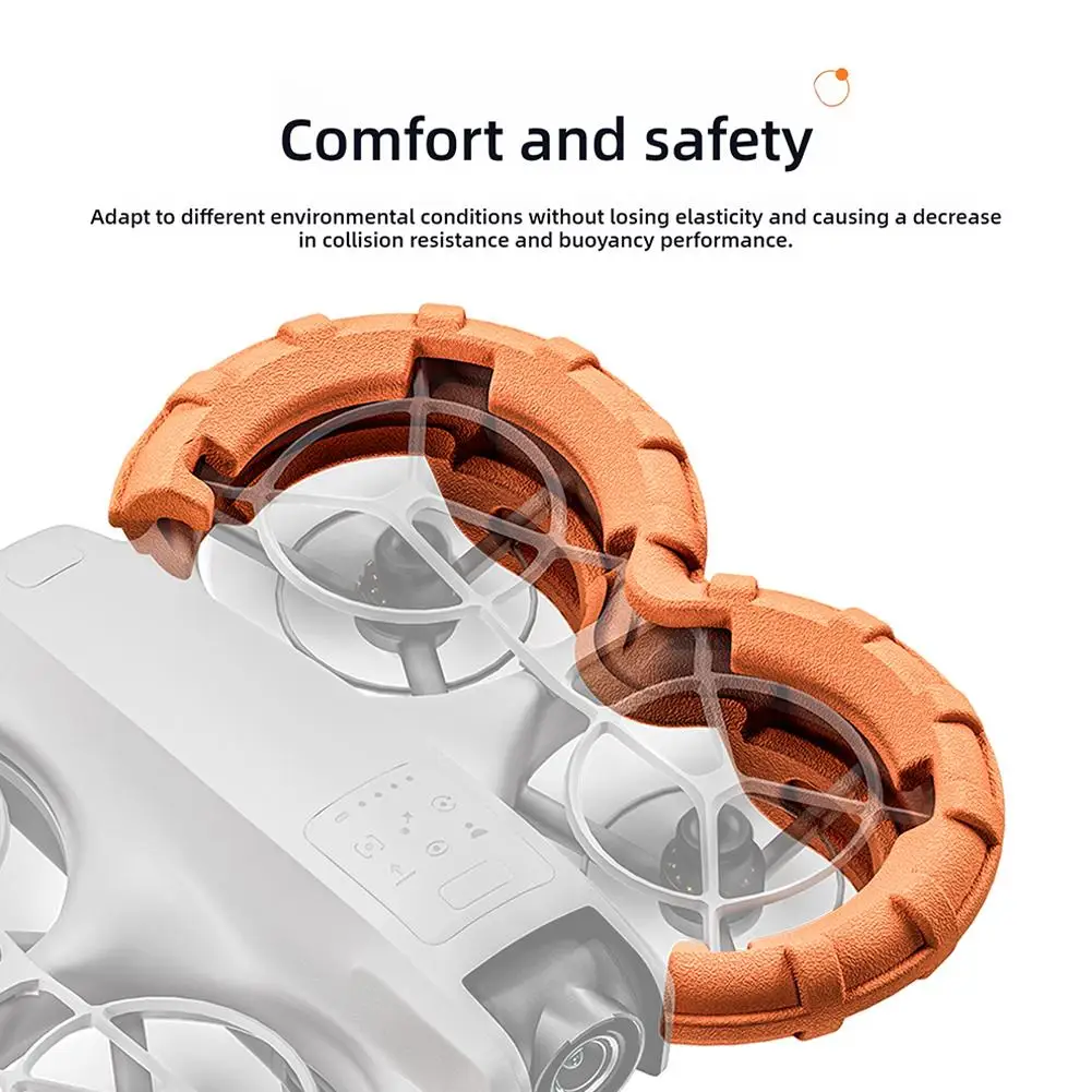 For DJI NEO Floating Propeller Guard Bumper Lightweight EVA Propeller Protector Buoyancy Anti-collision Landing On Warter drone accessories propeller protector