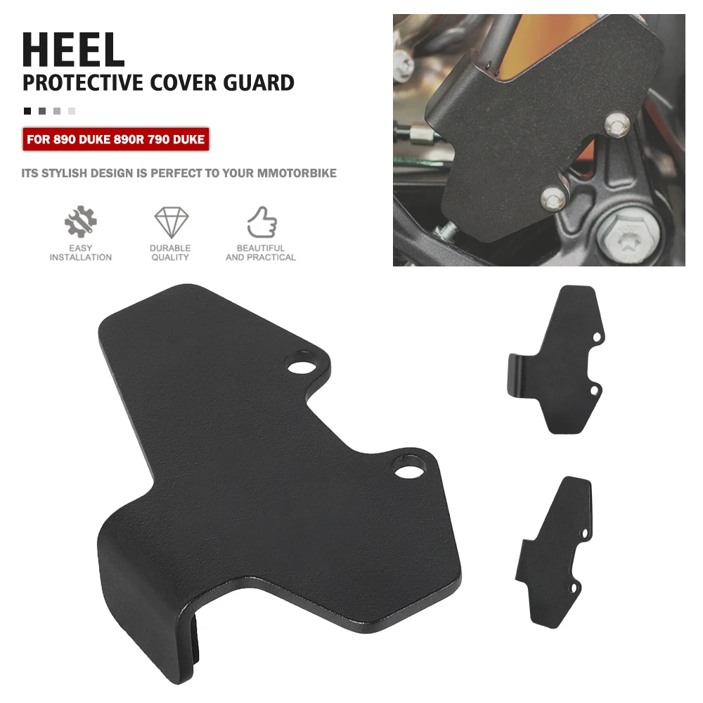 

FOR 890 DUKE 890R 2020 2021 2022 2023 790 DUKE REAR BRAKE MASTER CYLINDER GUARD；Heel Protective Cover Guard；Heel guard