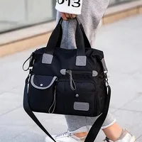 New Fashion Waterproof Nylon Tote Bag for Women – Large Capacity Casual Shoulder Mummy Bag, Multipurpose Ladies Messenger Handbag - Image 2