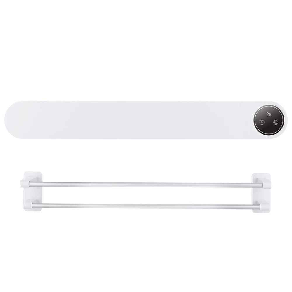 

Electric Heated Towel Rack Intelligent induction UV Towel Rail Wall Mounted Aluminum Towel Warmer Bathroom Equipment