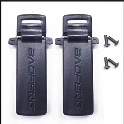 Original Baofeng Walkie Talkie Belt Clip with Screws (1/2 pcs) (2 Pcs)