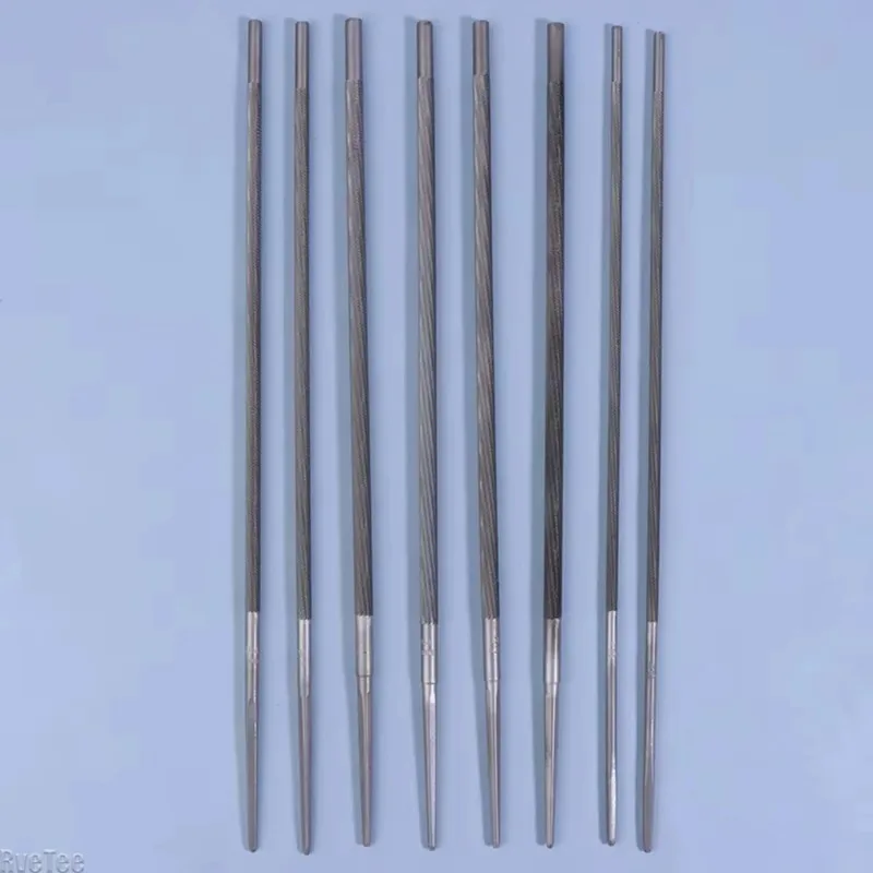파일 툴 세트 12종 3.5mm 5개 로터리 파일 야스리 원형 체인톱 수공구 세트 키트 고탄소강 목공 파일링 도구