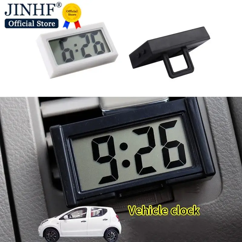 Car Dashboard Digital Clock Vehicle Adhesive Clock with Jumbo LCD Time