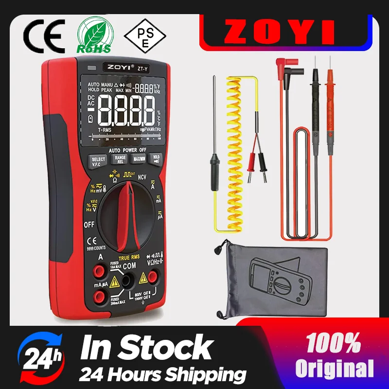 ZOYI high-precision ZT-Y automatic range multifunctional digital multimeter Intelligent anti-burn electrician maintenance