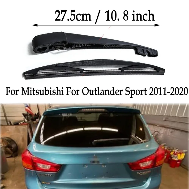 Rear Wiper Arm & Blade For Mitsubishi OUTLANDER 2011-2020 PATHFINDER 2005-2012 Replacement OE 8253A251, 8253A130, 8253A232 5