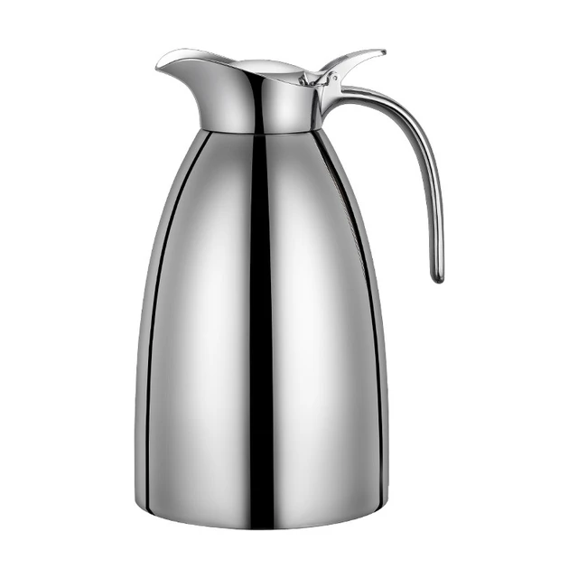 Stainless Steel Coffee Thermal Carafe, Double Walled Vacuum Thermos  Insulated,12 Hour Heat Retention for Coffee,Tea(Silver) - AliExpress