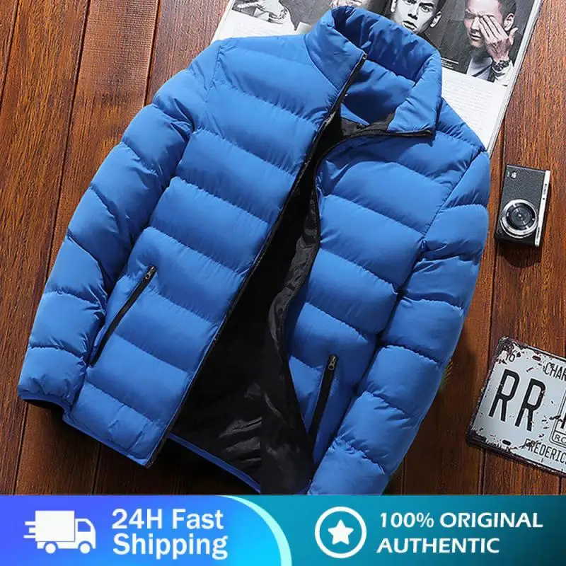 남성용 따뜻한 두꺼운 파카 재킷, 캐주얼 외투 코트, 바람막이 면 패딩 다운, ..