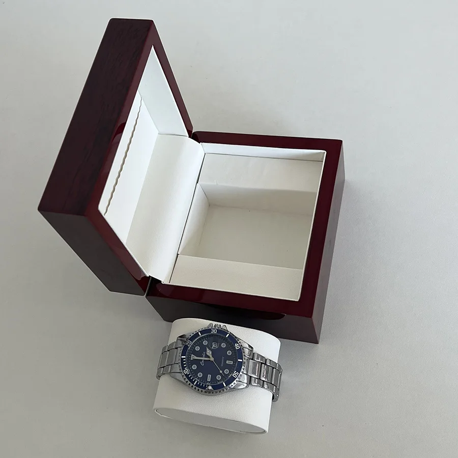 1 Grid Watch Storage box Wood material watch storage box