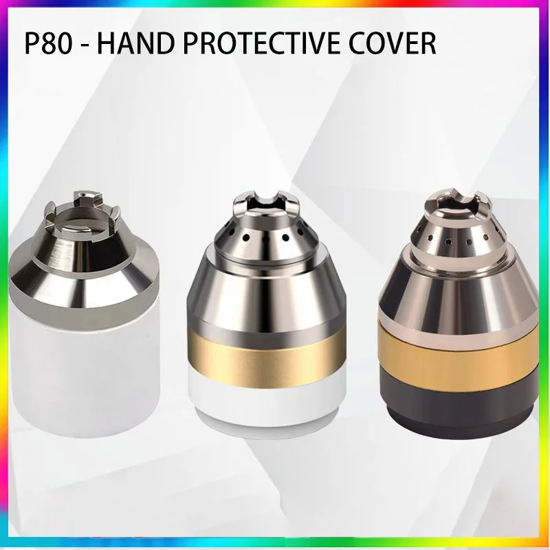 Protective Cover Plasma Torch Cutting Nozzle Protection Sleeve Instead Guide Wheel Ceramic Contact Cutter Cover P80