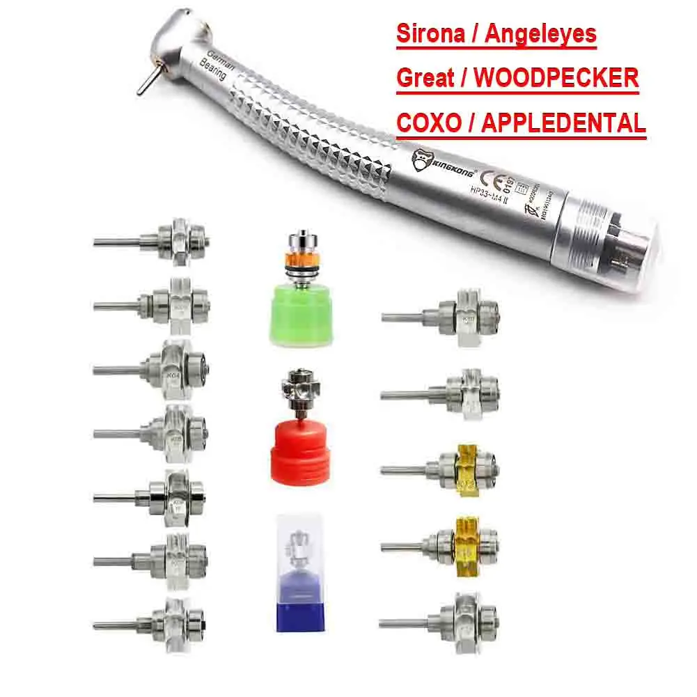 

Sirona COXO Dental Handpiece Air Turbine Cartridge Rotor APPLEDENTAL High Speed Air Turbine Device Ceramic Bearing Torque Rotors