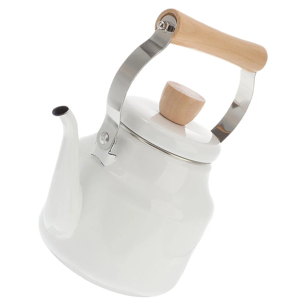 

Induction Cooker Thickened Enamel Whistle Kettle Camping Water Jug Gas Top Boiled Small