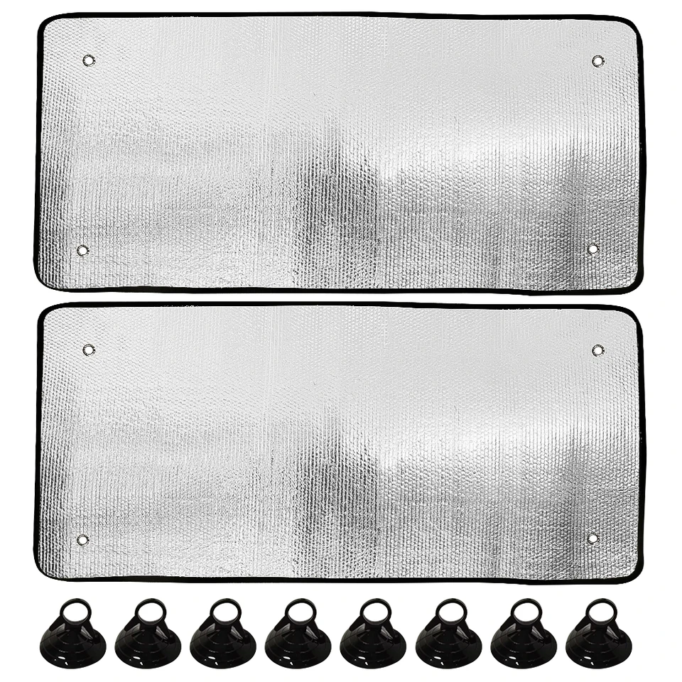 Pare-soleil Pour Fenêtre Centrale Latérale, 2 Pièces, Pour Vw T5 T6 Transporter, Fenêtre Thermique Interne, Aveugle Latéral, Accessoires D'été Pour Voiture Centrale