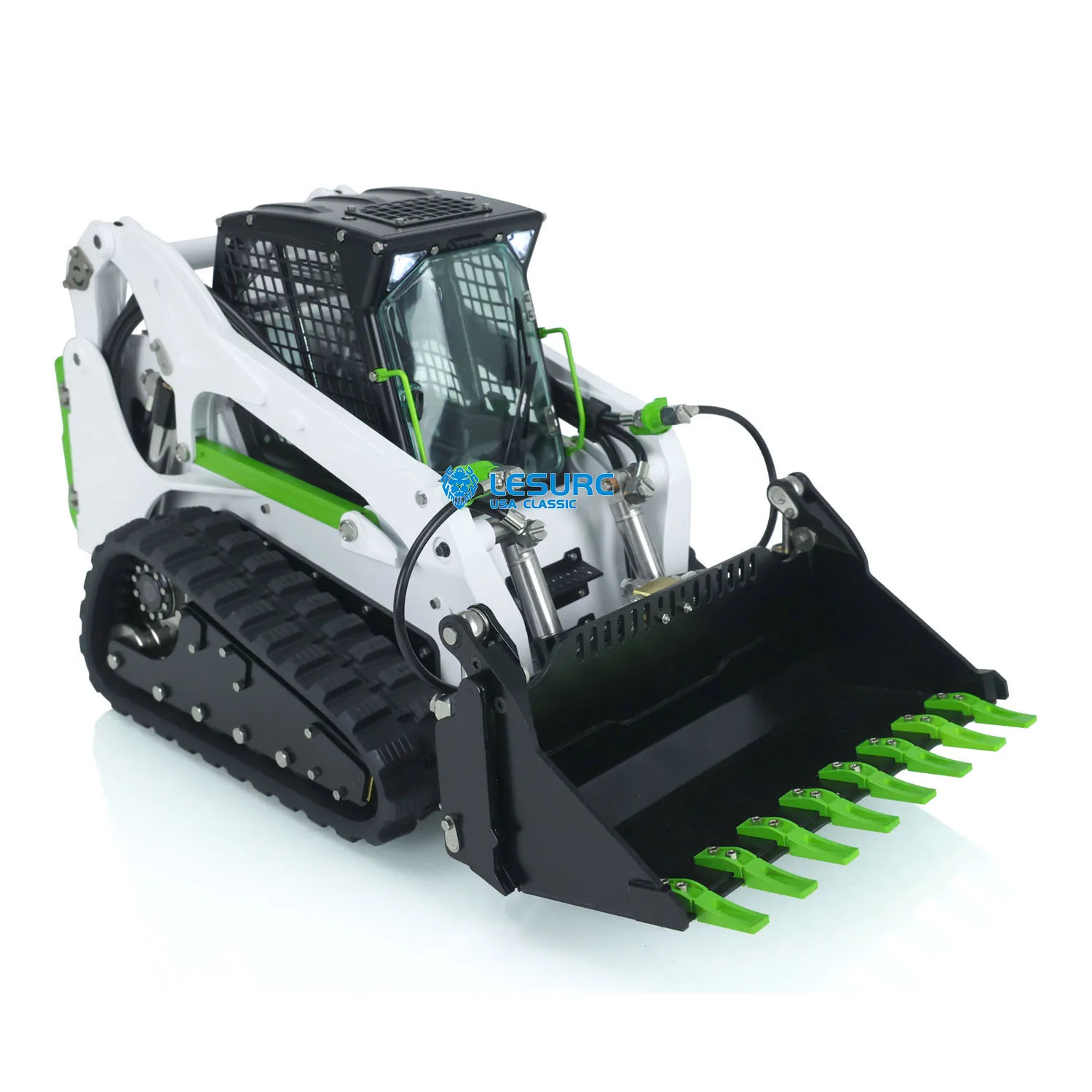 US Stock LESU 1/14 Aoue Lt5 RC Hydraulic Loader Skid-Steer RTR Radio Tracked Car Outdoor Toys Model Gifts THZH1353 4