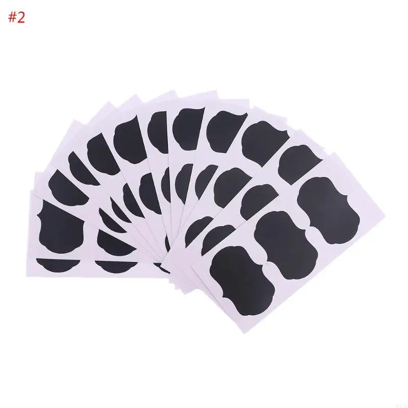 QX2E Chalkboard Blackboard Chalk Board Stickers Decals Craft Kitchen Home Jar Spi