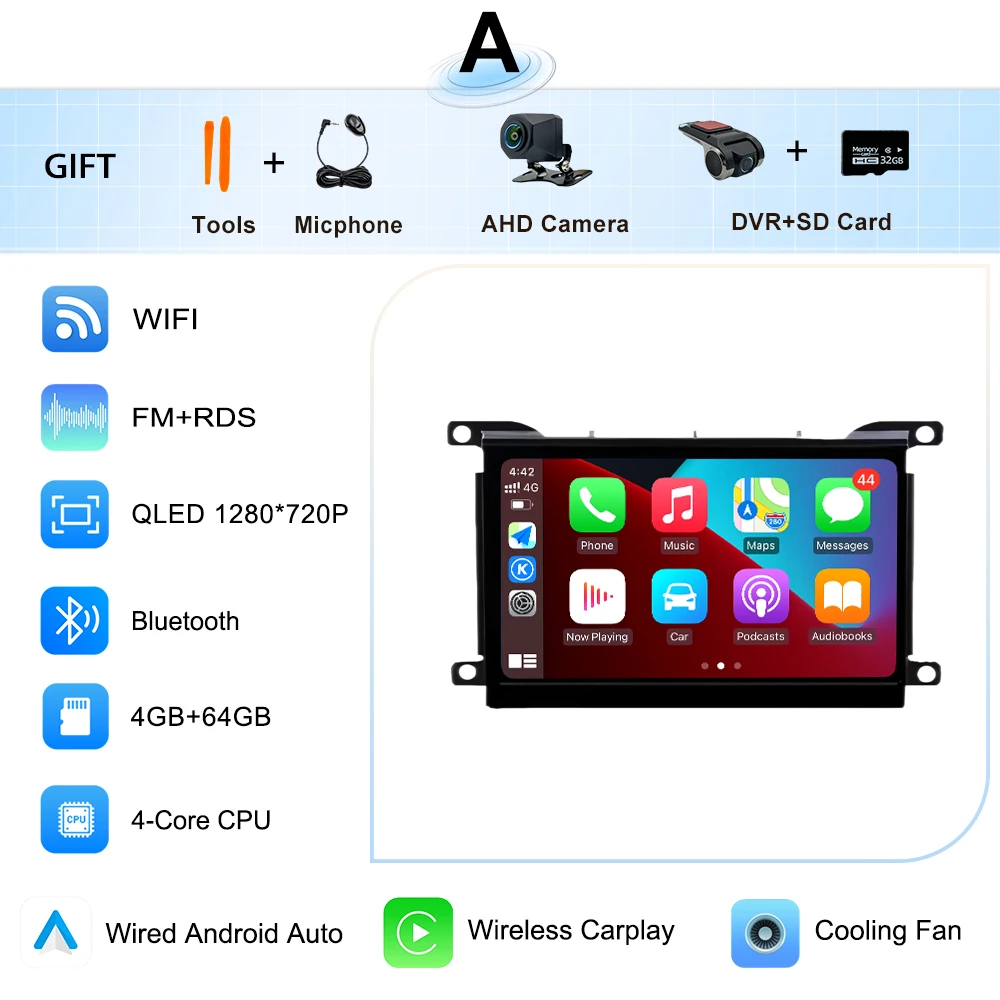 (A)4G 64G AHD DVR
