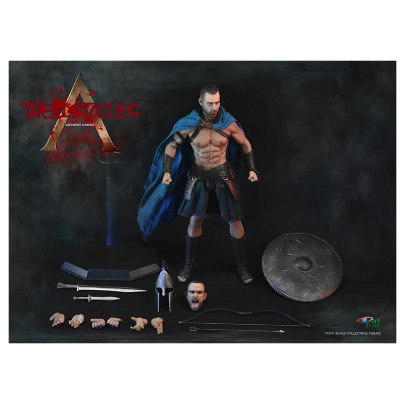 

BY-ART BY-G02 1/12 Soldier Model Ancient Series Ancient Greek General Themistocles Movable Doll Toys in Stock