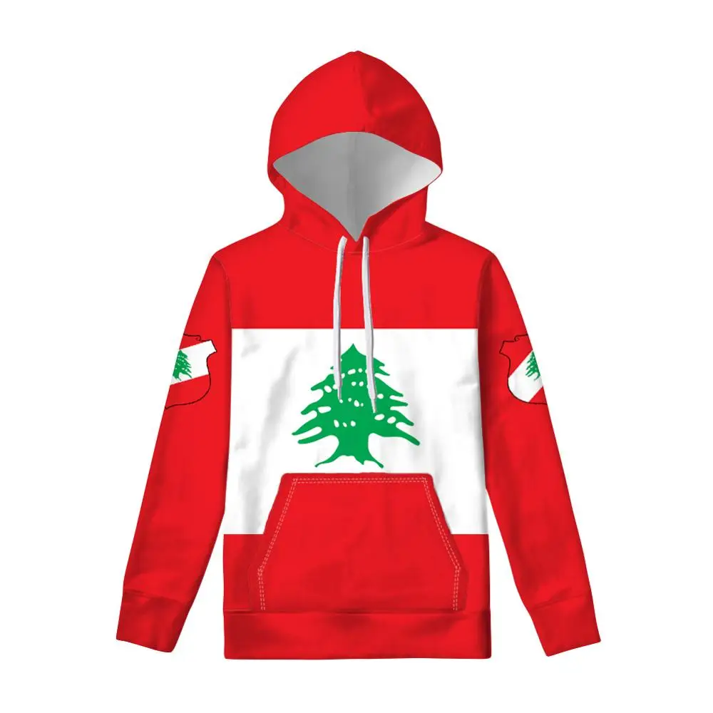 

Ливанская толстовка с капюшоном Diy с бесплатным именем или номером Lbn толстовка с изображением Государственного флага Lb арабский Ливанская Страна Печать фото одежда