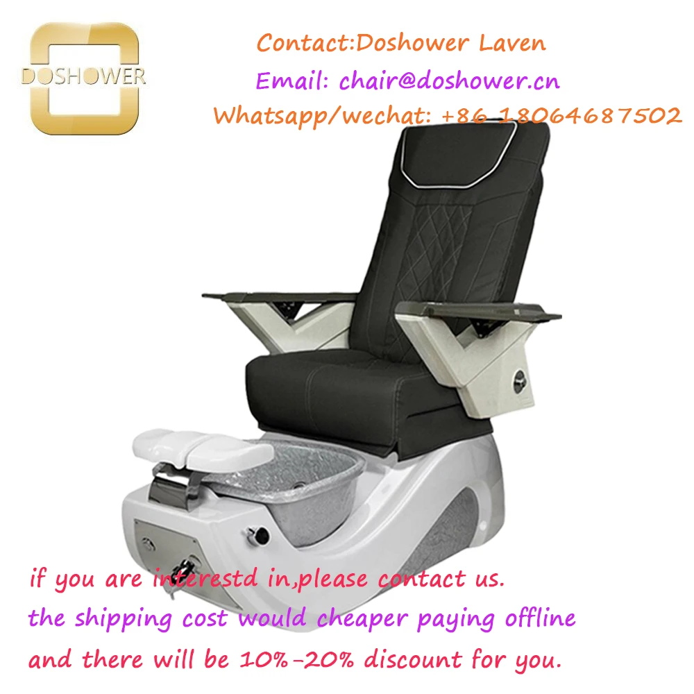 Whirlpool Spa Pedicure Chair With Black And Grey Pedicure Chair For