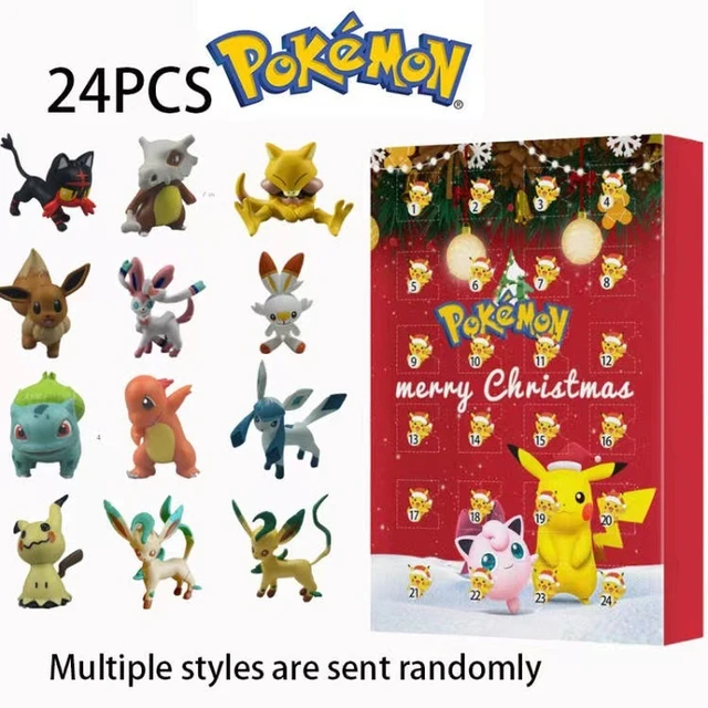 2023 Pokemon 24 Pcs Set Figure Christmas Advent Calendar Box Anime Figural  Pikachu Charizard Pvc Action Model Kid Holiday Gifts - AliExpress