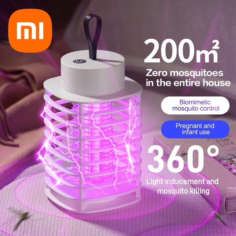 Xiaomi Mosquito Killer Lamp Indoor Electric Shock LED Smart Mosquito Killer Mosquito Repellent Catcher Portable USB Wall-mounted