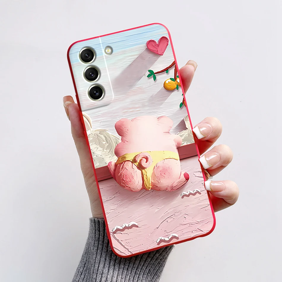 Astronaut Silicone Phone Case - Protective Cover with Space-Inspired Design