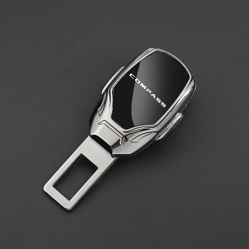 Car Seat Belt Metal Jewelry Seat Belt Accessory Extender For JEEP COMPASS 1pc