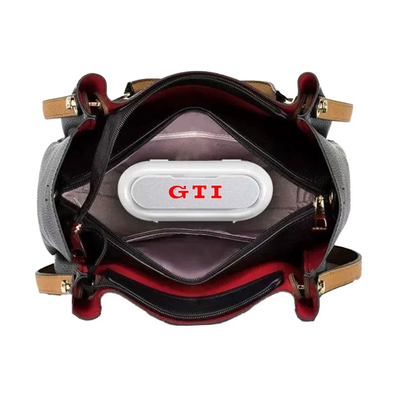 폭스바겐 GTI 제타 MK5 MK6 골프-4 5 6 7 파사트 3B7 601 171 B5 B6 B7 T4용 차량 햇빛 가리개 안경 보관함 홀더 정리함 엠블럼